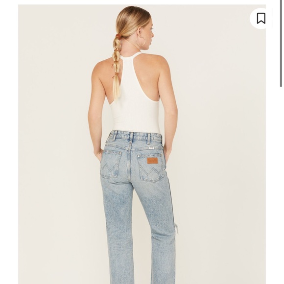 Wrangler Wild West hi rise straight 27 x 28 NWT - Picture 7 of 11